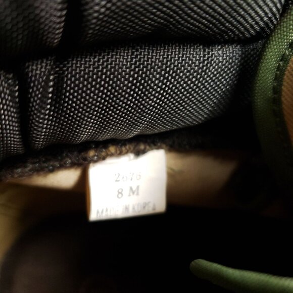 Orvis Mens Size 8 Green Canvas Wading Fishing Felt Bottom Boots - Picture 9 of 9